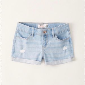 Abercrombie Kids Cuffed Jean Shorts